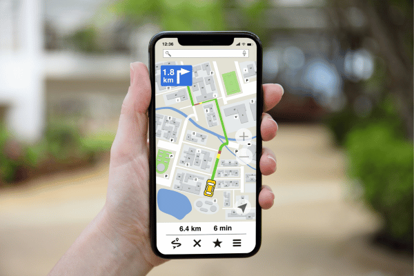 Searching nearby options on maps