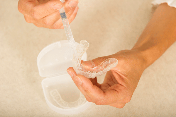 a teeth whitening tray 