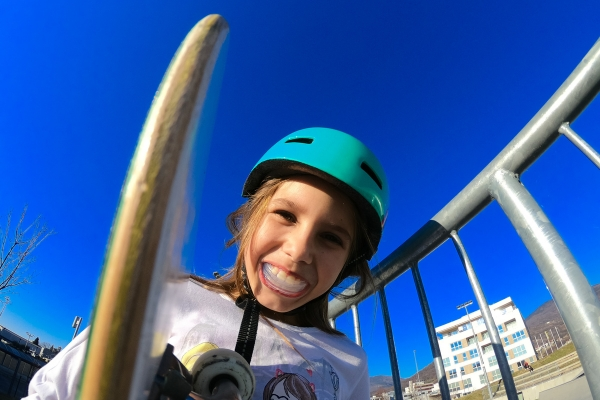 Athlete Wearing a Mouthguard